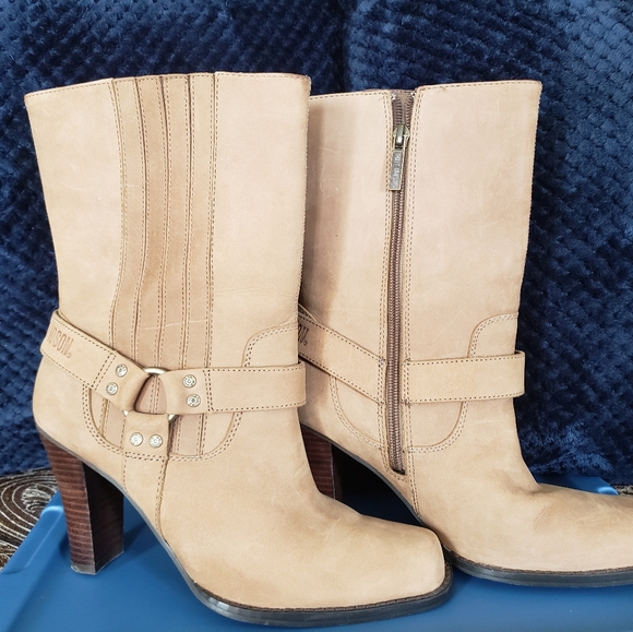 Harley Davidson Nila Heeled Boots SIZE 9 - Picture 2 of 5